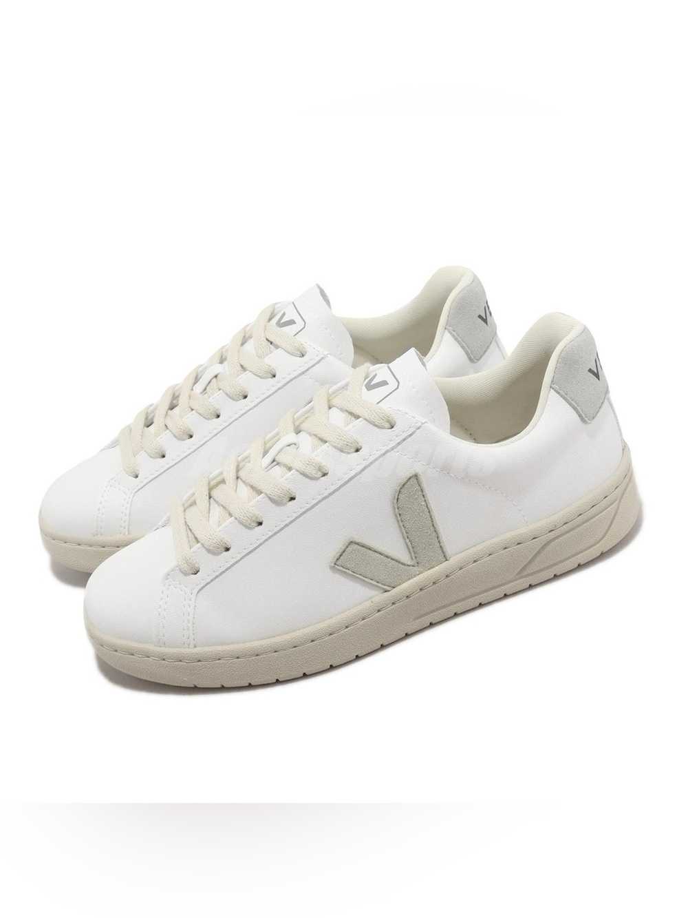 Veja Women’s White Sneakers with Light Gray Accents